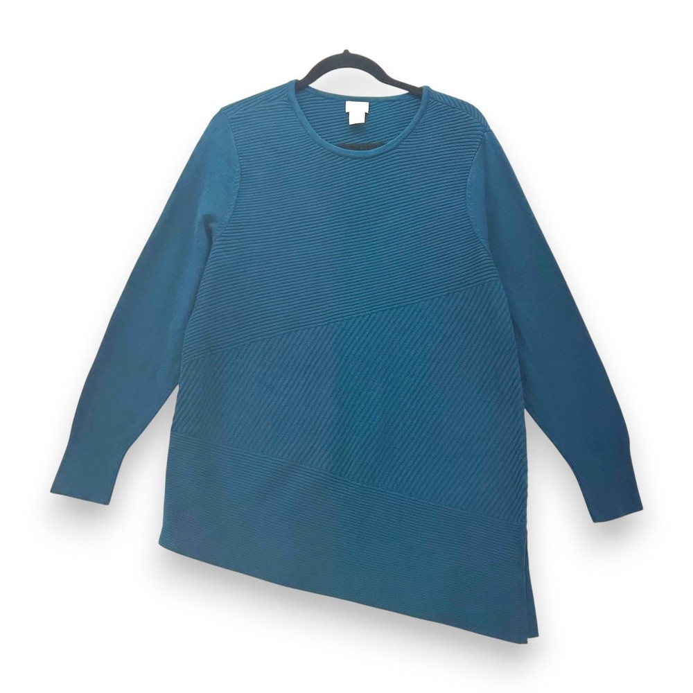Chicos‎ Sweater Teal Large or 2